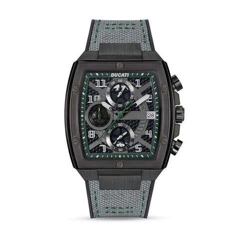 The Watch Boutique Ducati Black/Green Dial Chronograph Men's Watch