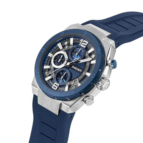 The Watch Boutique Ducati Blue Dial Chronograph Men's Watch