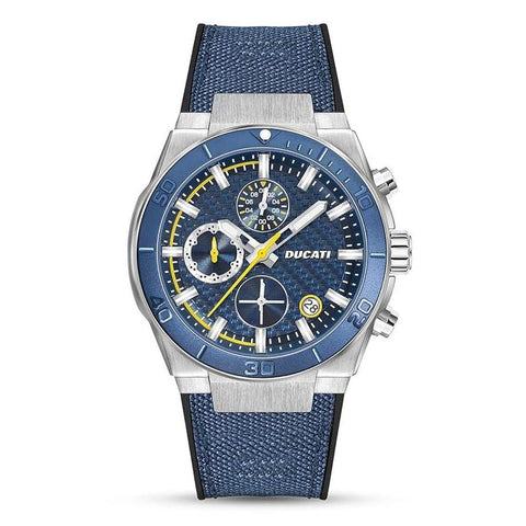 The Watch Boutique Ducati Blue Dial Chronograph Men's Watch