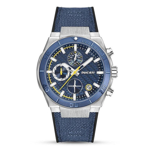 The Watch Boutique Ducati Blue Dial Chronograph Men's Watch