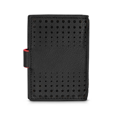 The Watch Boutique Ducati Cerrada Black Leather Card Case