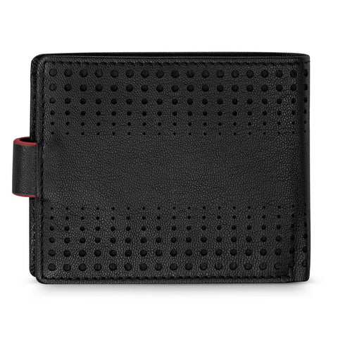 The Watch Boutique Ducati Cerrada Black Leather Wallet