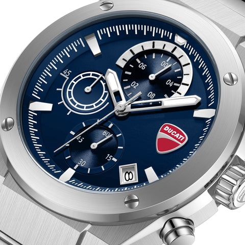 The Watch Boutique Ducati Corse Quartz Chronograph Watch Blue Dial