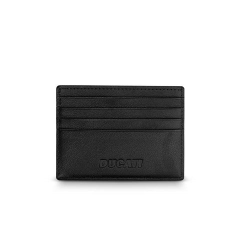 The Watch Boutique Ducati Enzo Black Leather Card Case