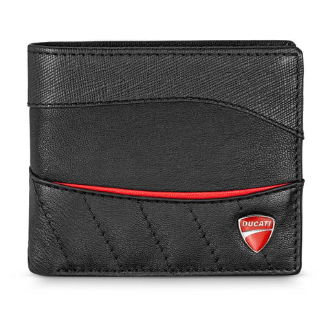 The Watch Boutique Ducati Enzo Black Leather Wallet