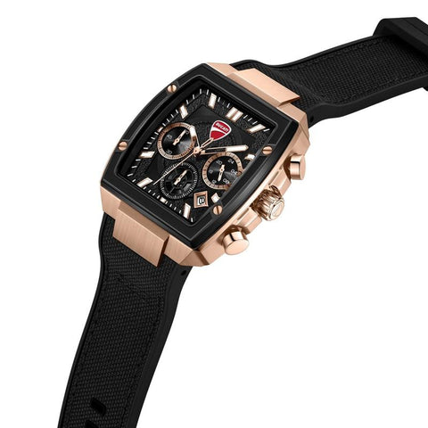 The Watch Boutique Ducati Force Quartz Chronograph Black Dial Watch