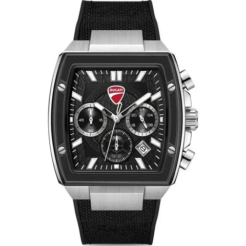 The Watch Boutique Ducati Force Quartz Chronograph Black Dial Watch