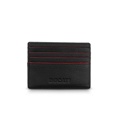 The Watch Boutique Ducati Formal Black Leather Card Case