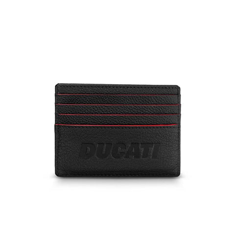 The Watch Boutique Ducati Formal Black Leather Card Case