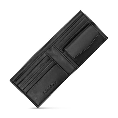 The Watch Boutique Ducati Formal Black Leather Wallet