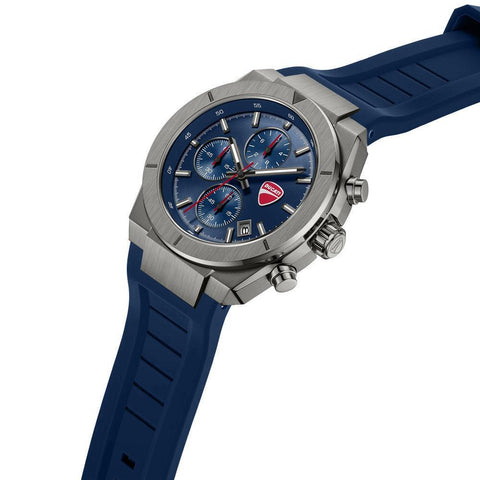 The Watch Boutique Ducati Frontier Quartz Chronograph Dark Blue Dial Watch
