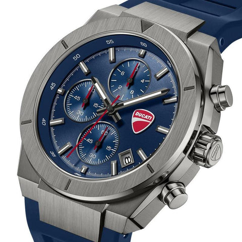 The Watch Boutique Ducati Frontier Quartz Chronograph Dark Blue Dial Watch
