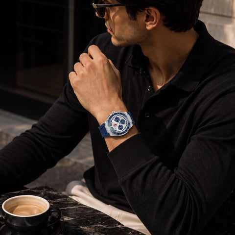 The Watch Boutique Ducati Nitro Quartz Chronograph Silver Dial Watch