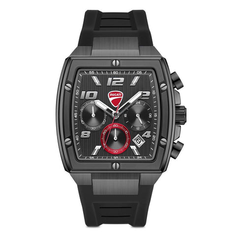 The Watch Boutique Ducati Pioneer Quartz Chronograph Black Dial Watch