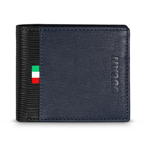 The Watch Boutique Ducati Rocco Black Leather Wallet