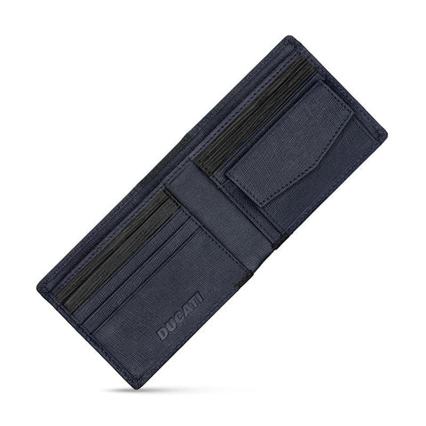 The Watch Boutique Ducati Rocco Black Leather Wallet