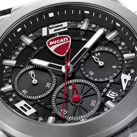 The Watch Boutique Ducati Touring Quartz Chrono Black Dial Watch