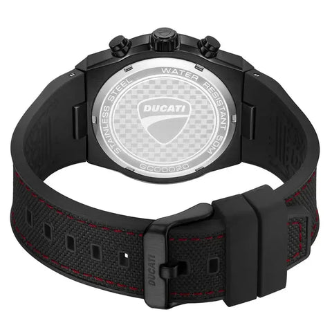 The Watch Boutique Ducati Touring Quartz Chronograph Black Dial Watch