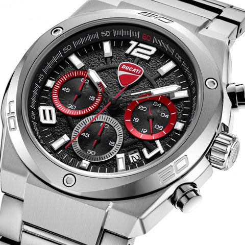The Watch Boutique Ducati Xtreme Sport Quartz Chronograph Black Dial Watch