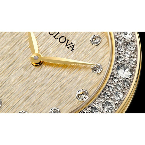 The Watch Boutique Elegant Bulova Crystal Women's Watch