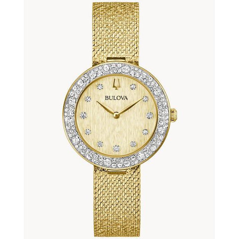The Watch Boutique Elegant Bulova Crystal Women's Watch