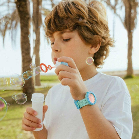 The Watch Boutique Flik Flak BLUE SPLASH Watch FCSP126