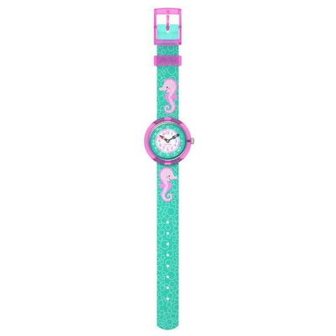 The Watch Boutique Flik Flak Bubbly Seahorse Watch FBNP256