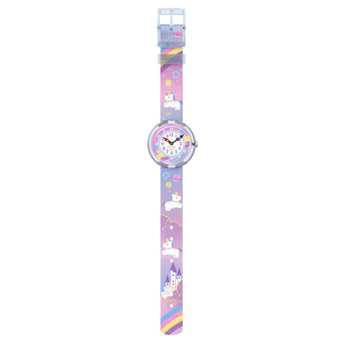 The Watch Boutique Flik Flak CUDDLY UNICORN Watch FBNP213