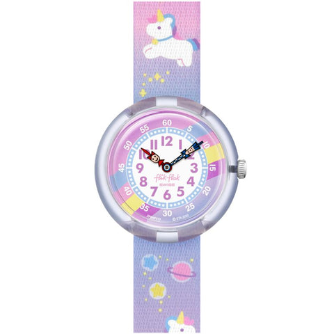 The Watch Boutique Flik Flak CUDDLY UNICORN Watch FBNP213