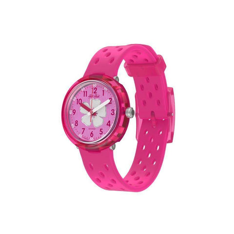 The Watch Boutique Flik Flak Fizz In Hibiscus Watch FCNP005
