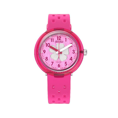The Watch Boutique Flik Flak Fizz In Hibiscus Watch FCNP005