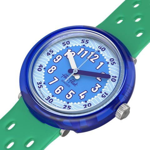 The Watch Boutique Flik Flak Fizz In Waves Watch FCNP006