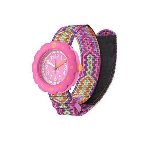 The Watch Boutique Flik Flak LOOP IN PINK Watch FPSP072