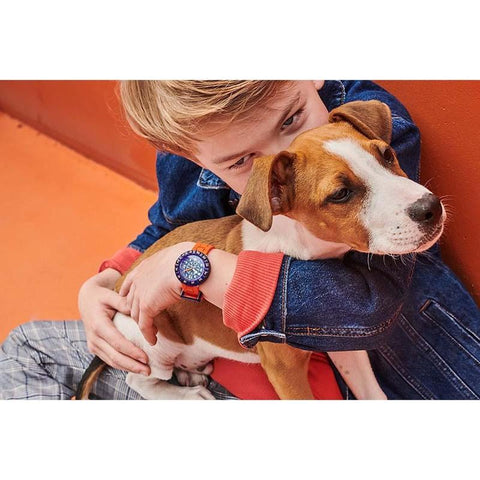 The Watch Boutique Flik Flak ORANGEBRICK Watch FCSP103