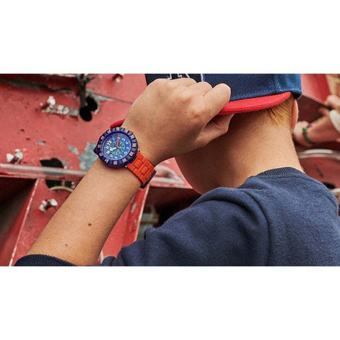 The Watch Boutique Flik Flak ORANGEBRICK Watch FCSP103