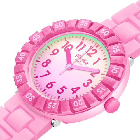 The Watch Boutique Flik Flak PINK SPLASH Watch FCSP125