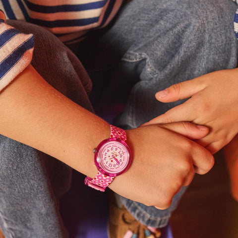 The Watch Boutique Flik Flak Power Flower Pink Watch FPNP180