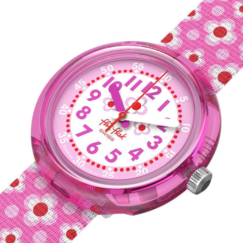 The Watch Boutique Flik Flak Power Flower Pink Watch FPNP180