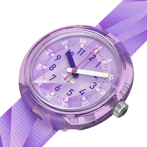 The Watch Boutique Flik Flak Purple Prism Watch FPNP167