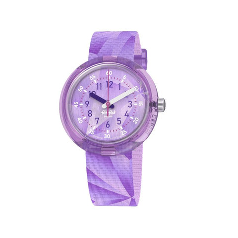 The Watch Boutique Flik Flak Purple Prism Watch FPNP167