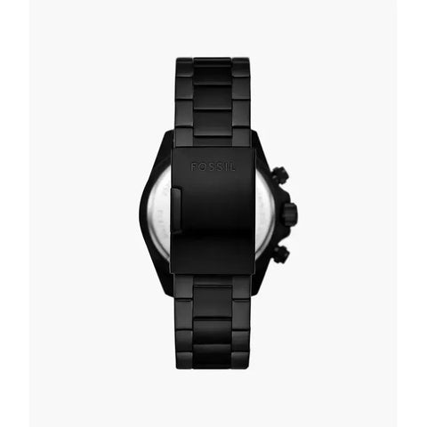 The Watch Boutique Fossil Autocross Multifunction Black Stainless Steel Men's Watch