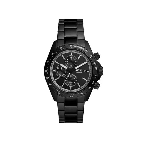 The Watch Boutique Fossil Autocross Multifunction Black Stainless Steel Men's Watch