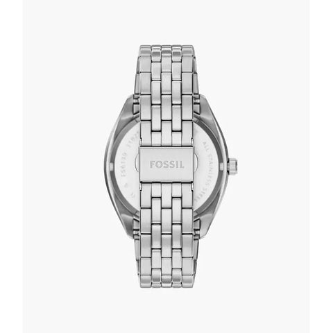 The Watch Boutique Fossil Campbell Three-Hand Day-Date Stainless Steel Men's Watch