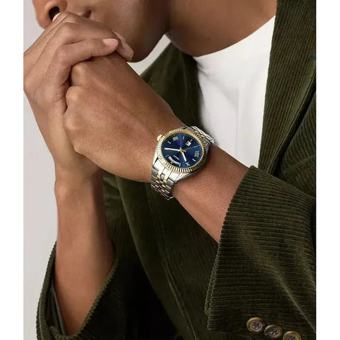 The Watch Boutique Fossil Campbell Three Hand Stainless Steel Men's Watch