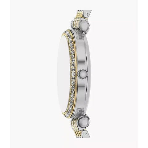 The Watch Boutique Fossil Carlie Mini Three-Hand Two-Tone Stainless Steel Women's Watch