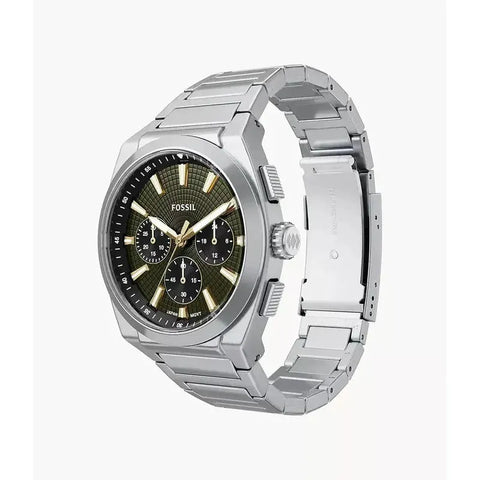The Watch Boutique Fossil Everett Chronograph Stainless Steel Men's Watch