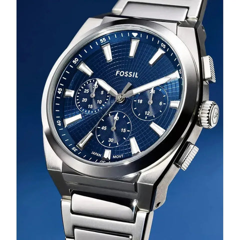 The Watch Boutique Fossil Everett Chronograph Stainless Steel Men's Watch