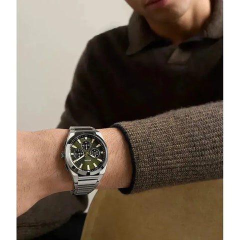 The Watch Boutique Fossil Everett Chronograph Stainless Steel Men's Watch