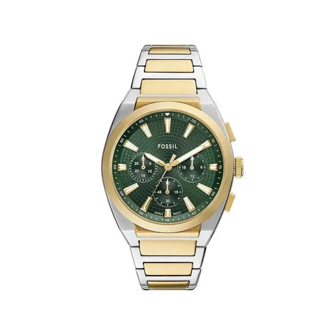 The Watch Boutique Fossil Everett Chronograph Two-Tone Stainless Steel Men's Watch