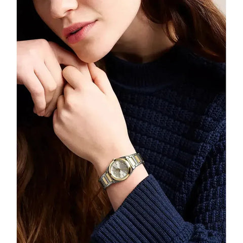 The Watch Boutique Fossil Everett Three-Hand Two-Tone Stainless Steel Women's Watch